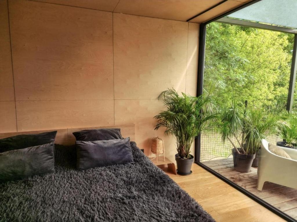 פוזנן Riverfront Cabins In The Garden מראה חיצוני תמונה